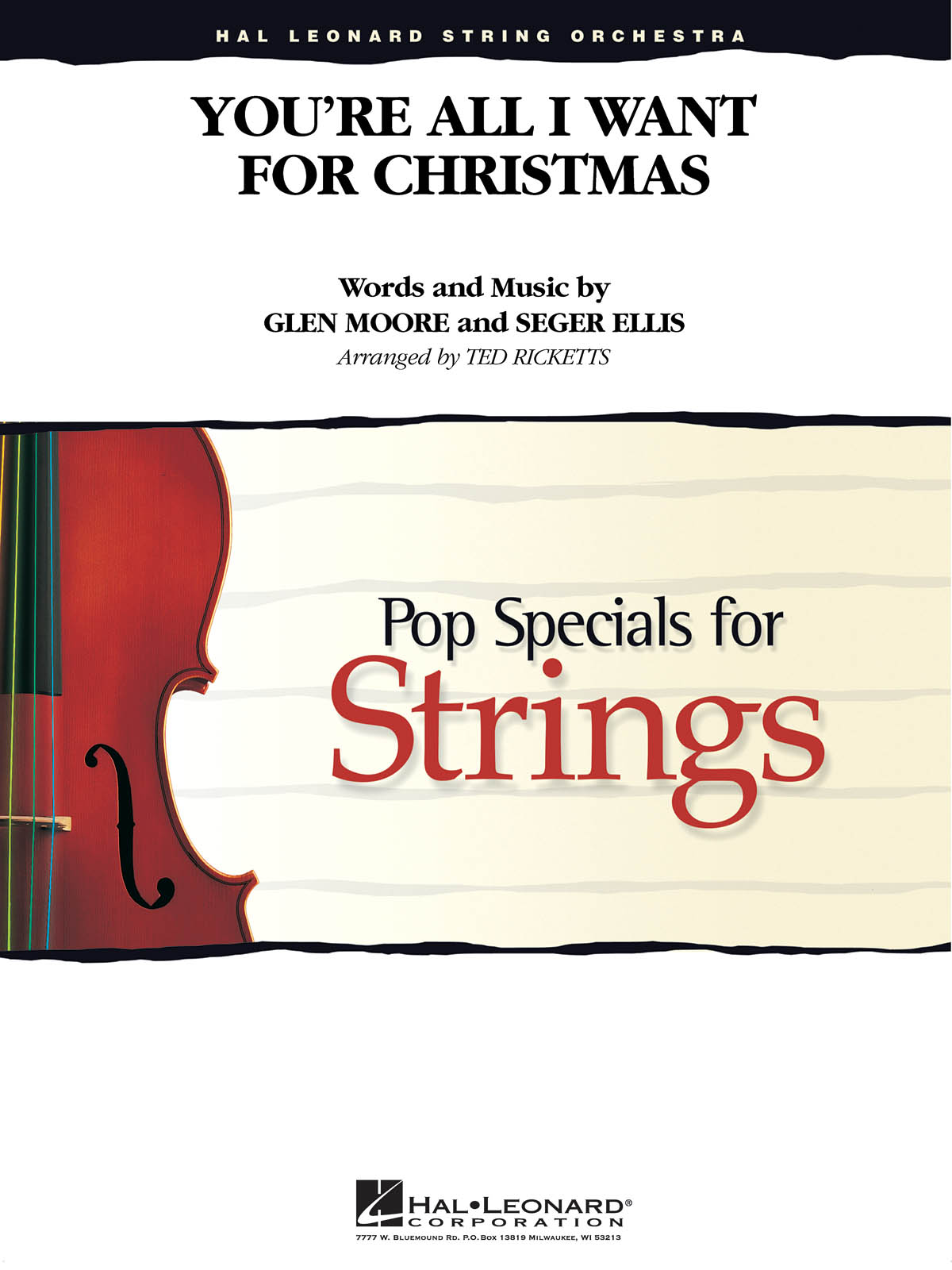 Glen Moore: You're All I Want for Christmas: String Ensemble: Score & Parts
