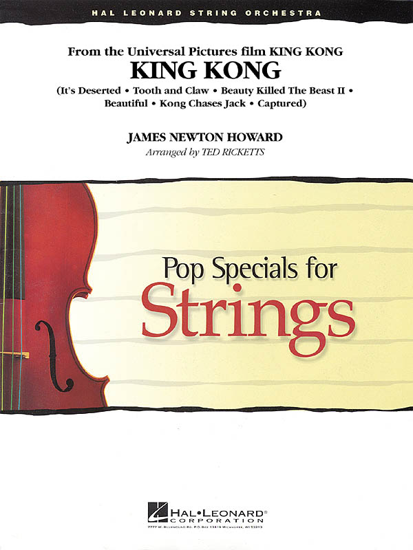 James Newton Howard: King Kong: String Ensemble: Score & Parts