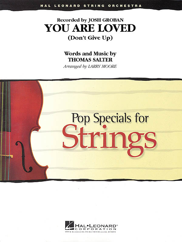 Thomas Salter: You Are Loved (Don't Give Up): String Ensemble: Score & Parts