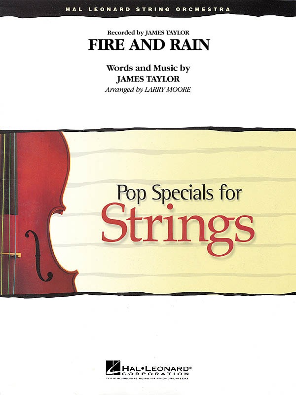 James Taylor: Fire and Rain: String Ensemble: Score & Parts