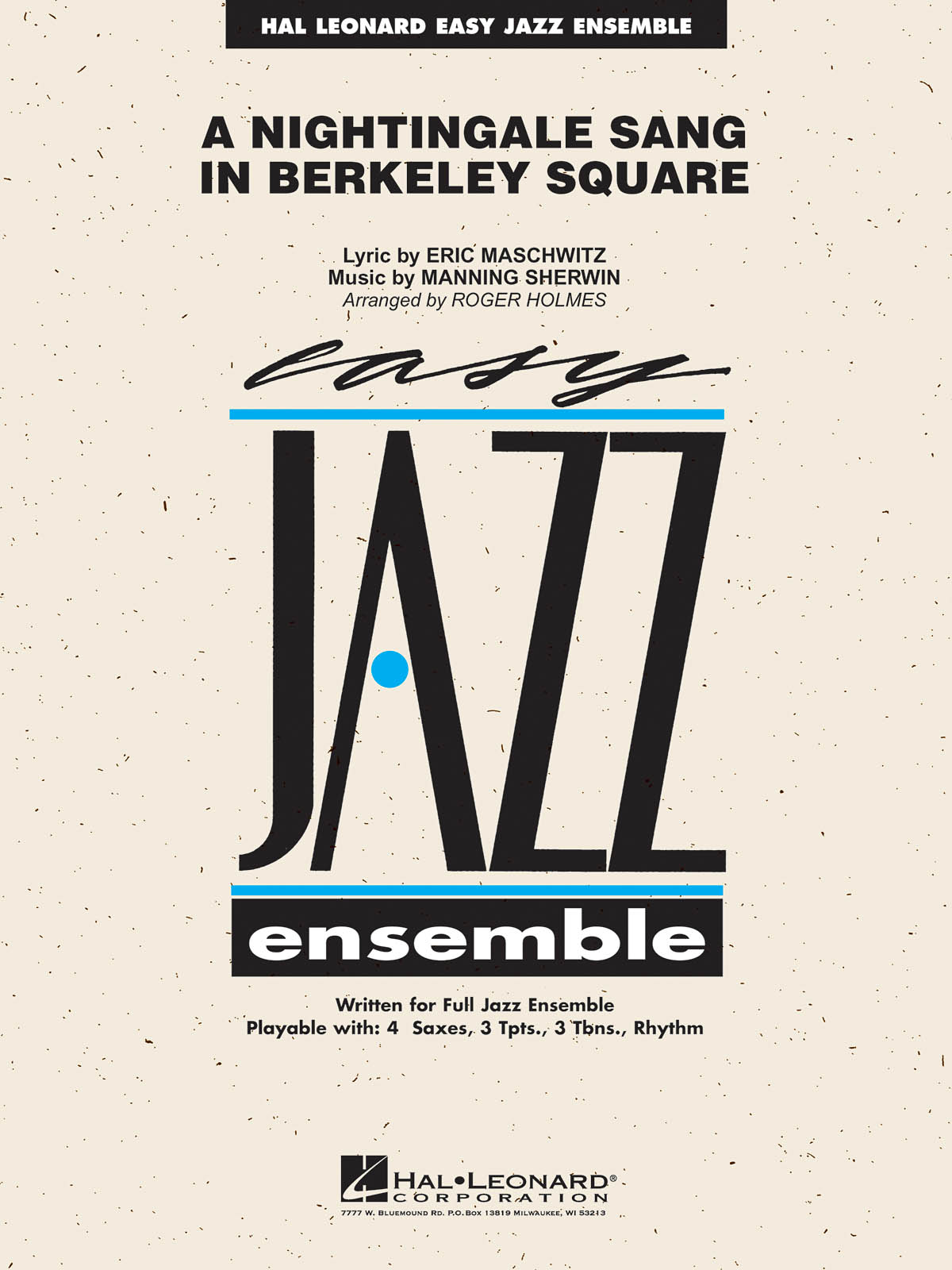 A Nightingale Sang in Berkeley Square: Jazz Ensemble: Score