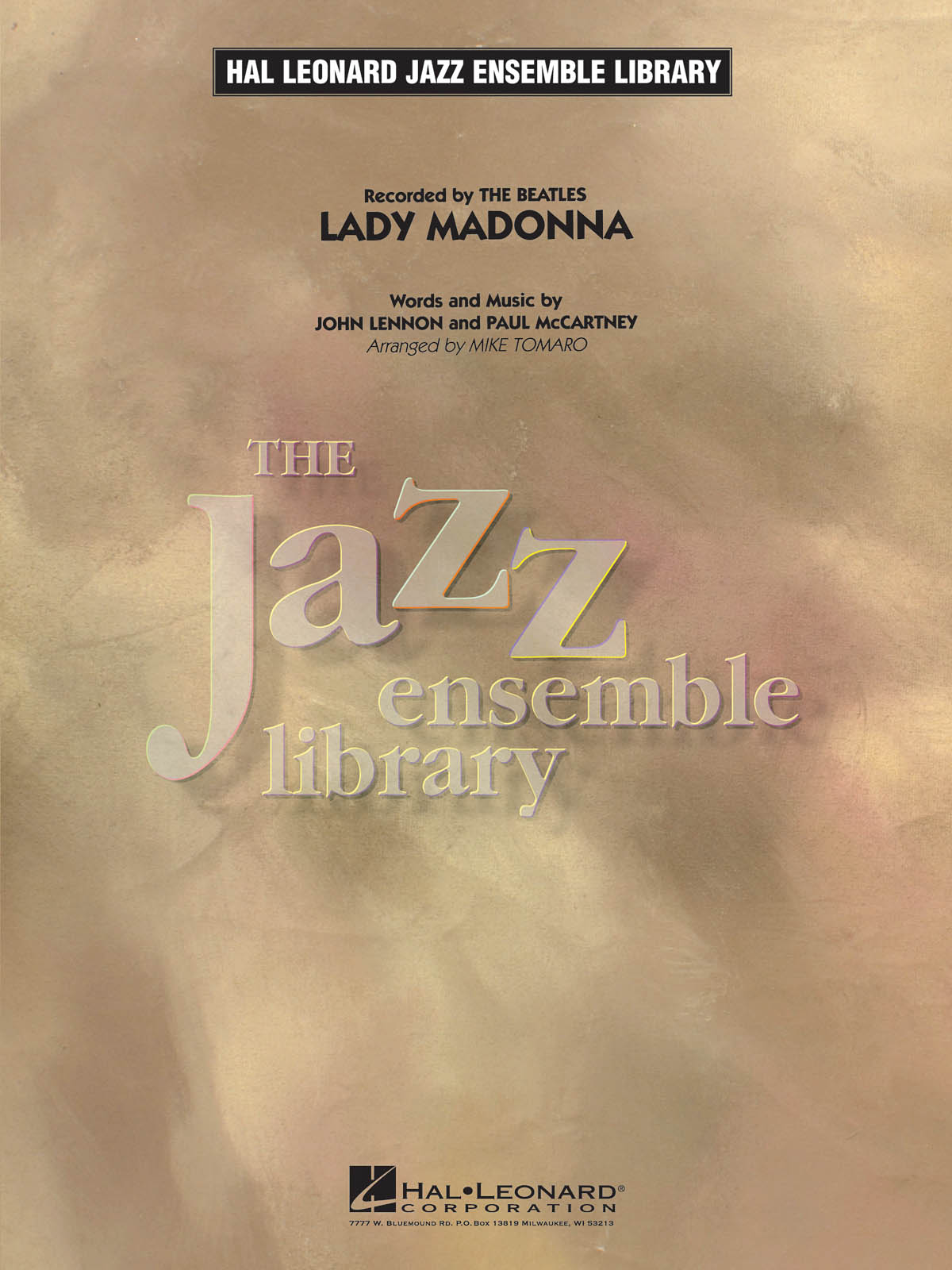 John Lennon: Lady Madonna: Jazz Ensemble: Score
