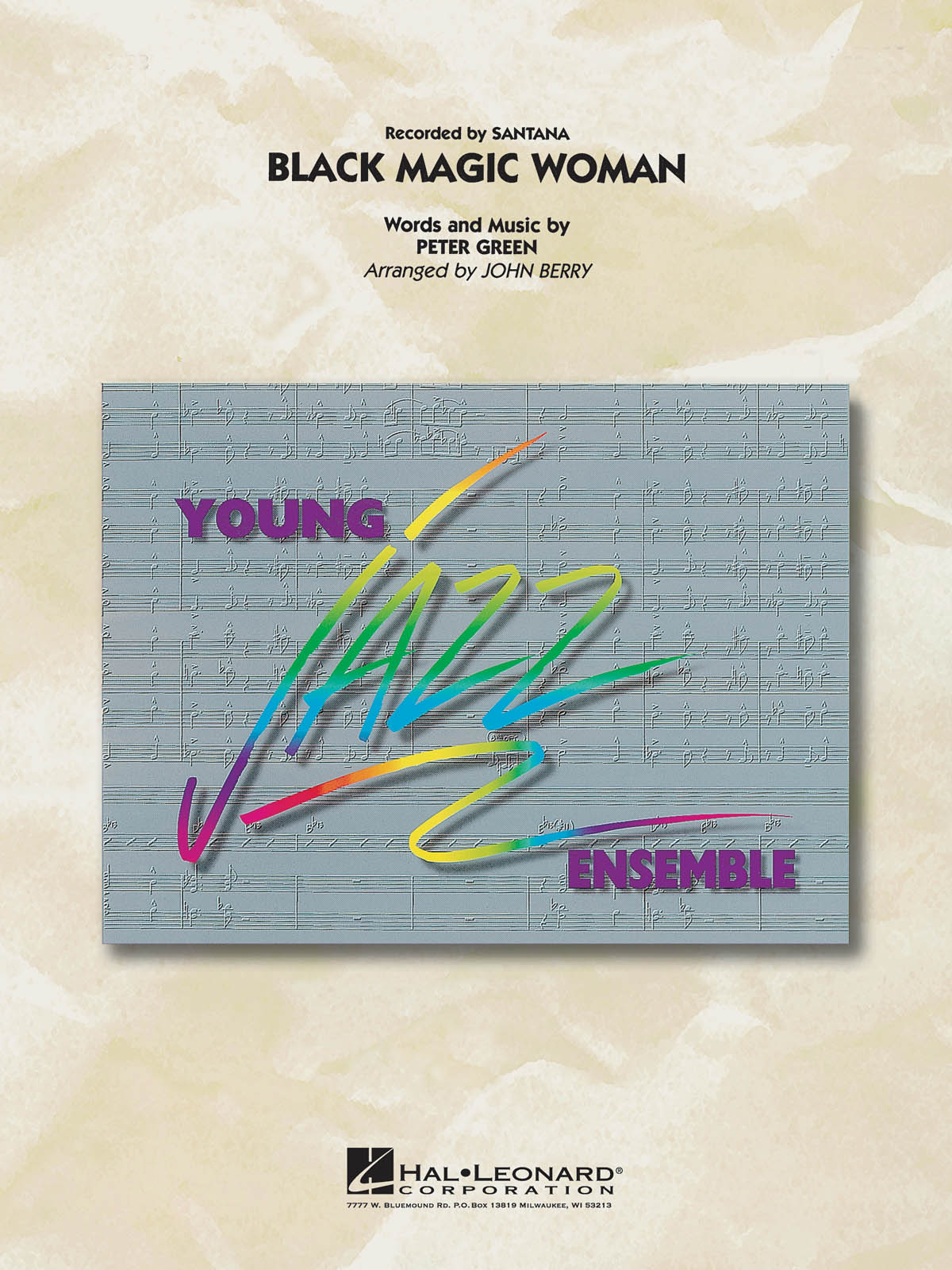 Santana: Black Magic Woman: Jazz Ensemble: Score & Parts