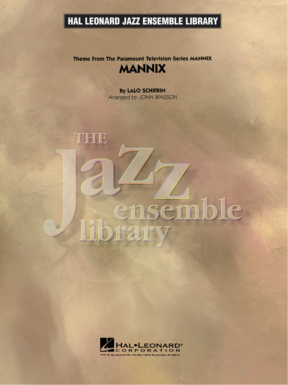 Mannix: Jazz Ensemble: Score & Parts