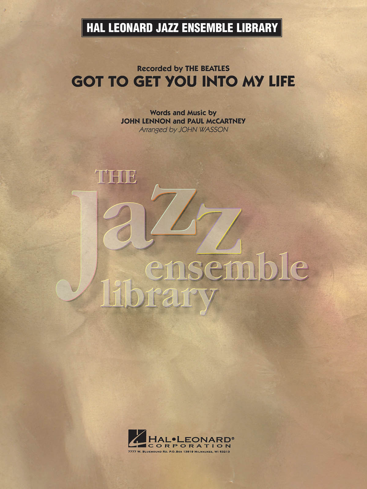 Got To Get You Into My Life: Jazz Ensemble: Score & Parts