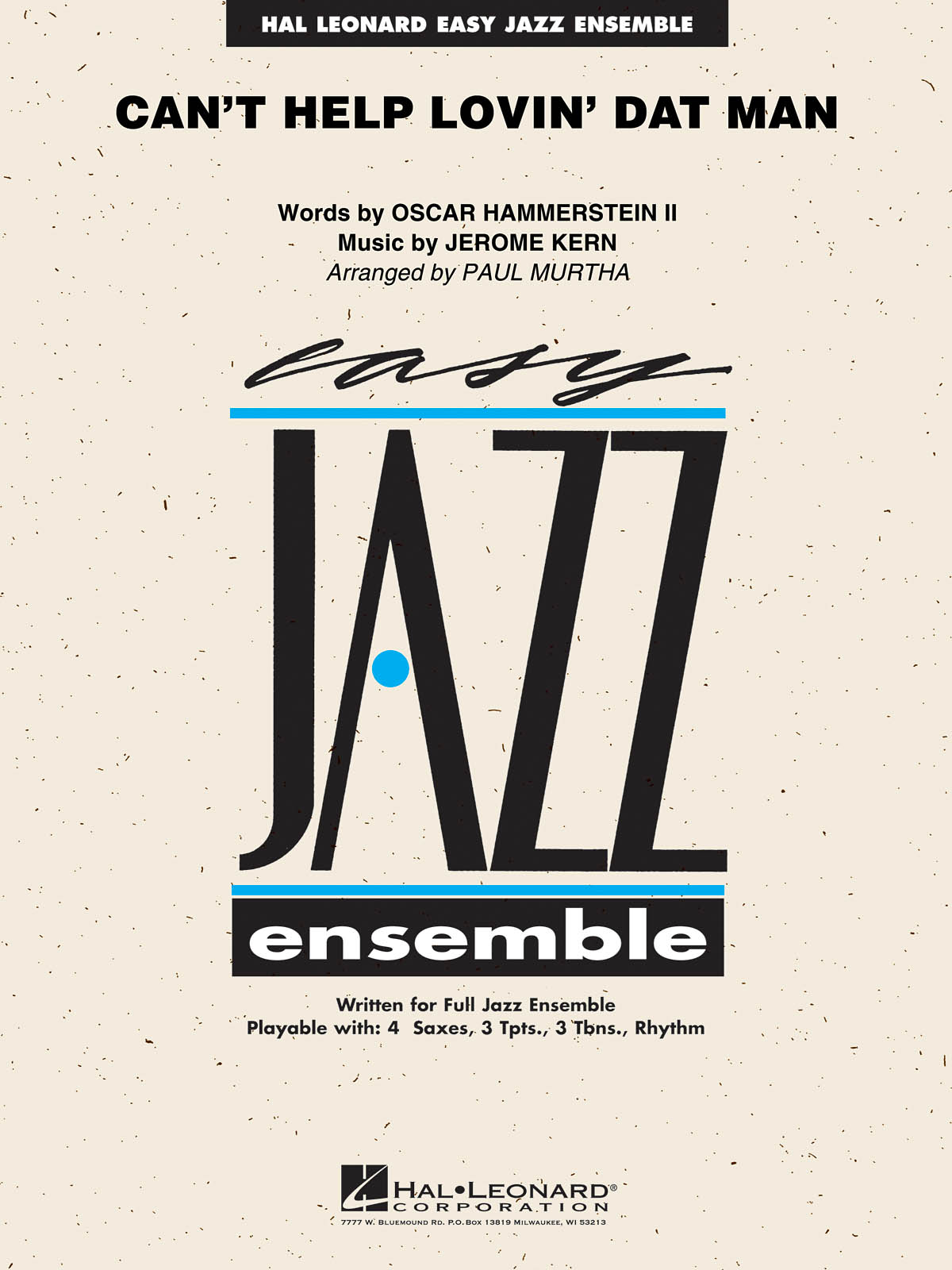 Can't Help Lovin' Dat Man: Jazz Ensemble: Score