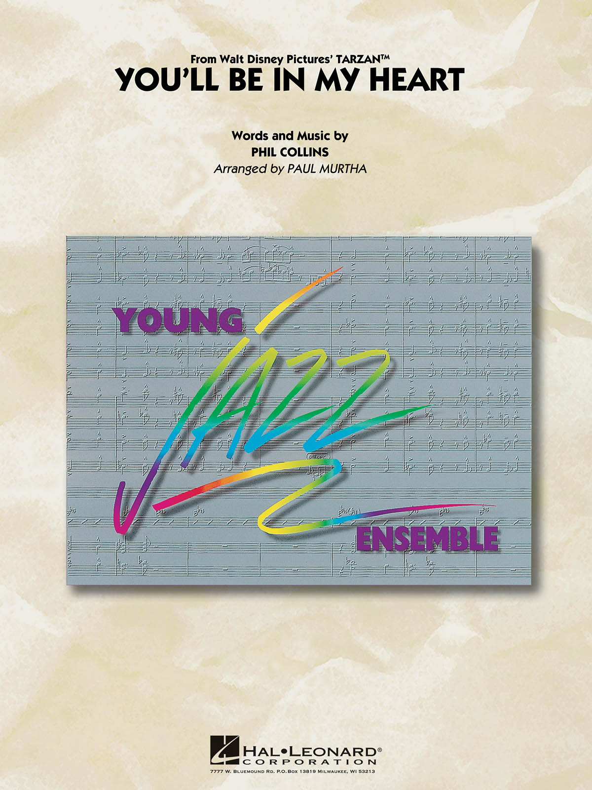 Phil Collins: You'll Be in My Heart: Jazz Ensemble: Score & Parts