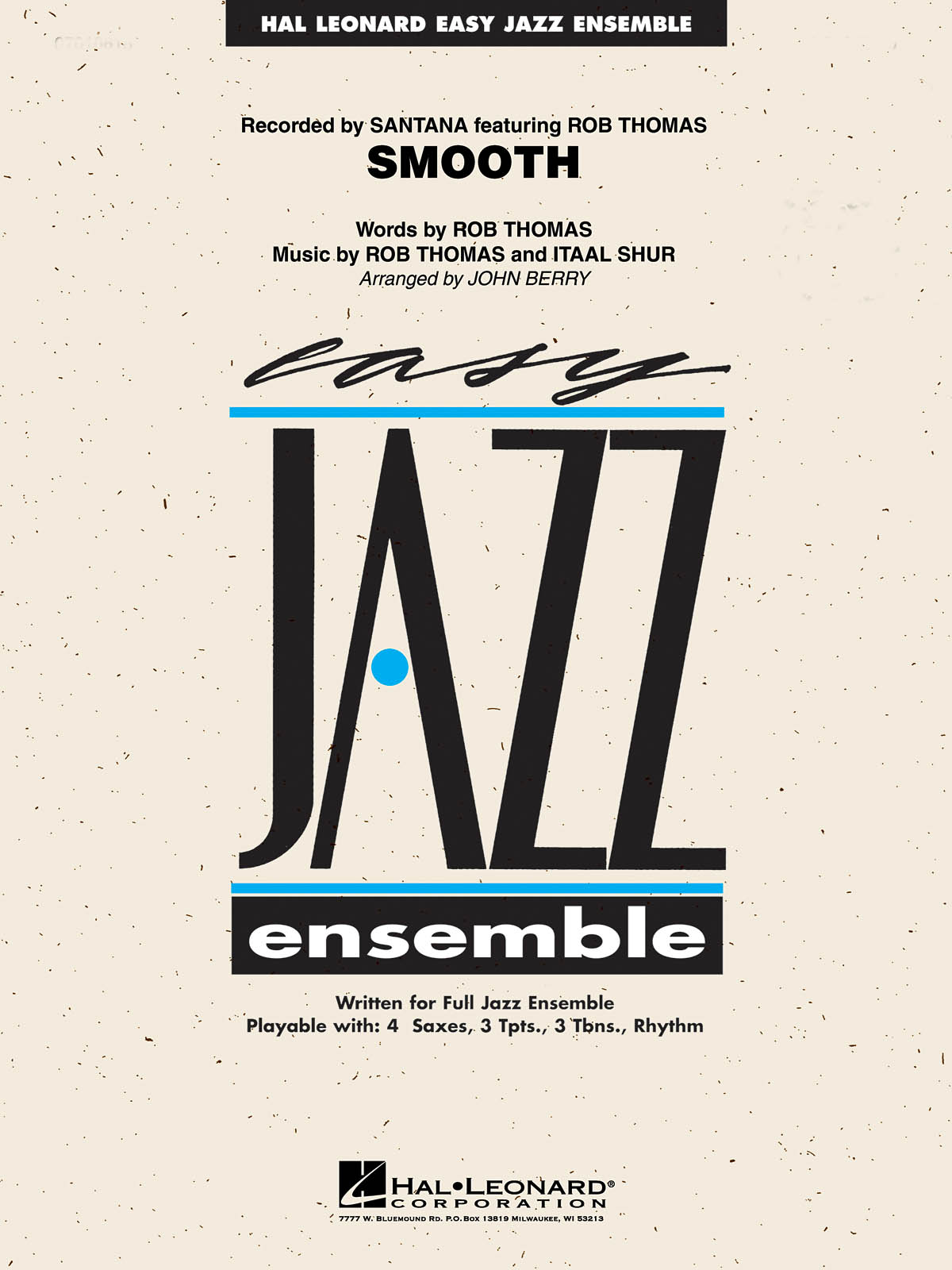Itaal Shur: Smooth: Jazz Ensemble: Score