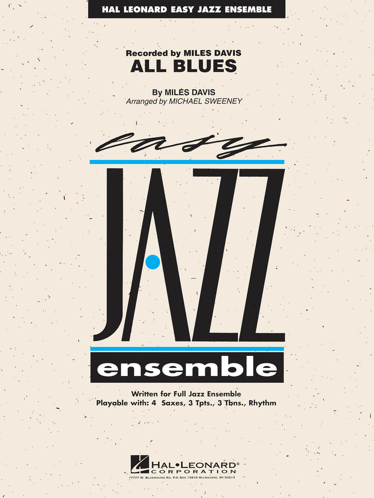 Miles Davis: All Blues: Jazz Ensemble: Score  Parts & Audio