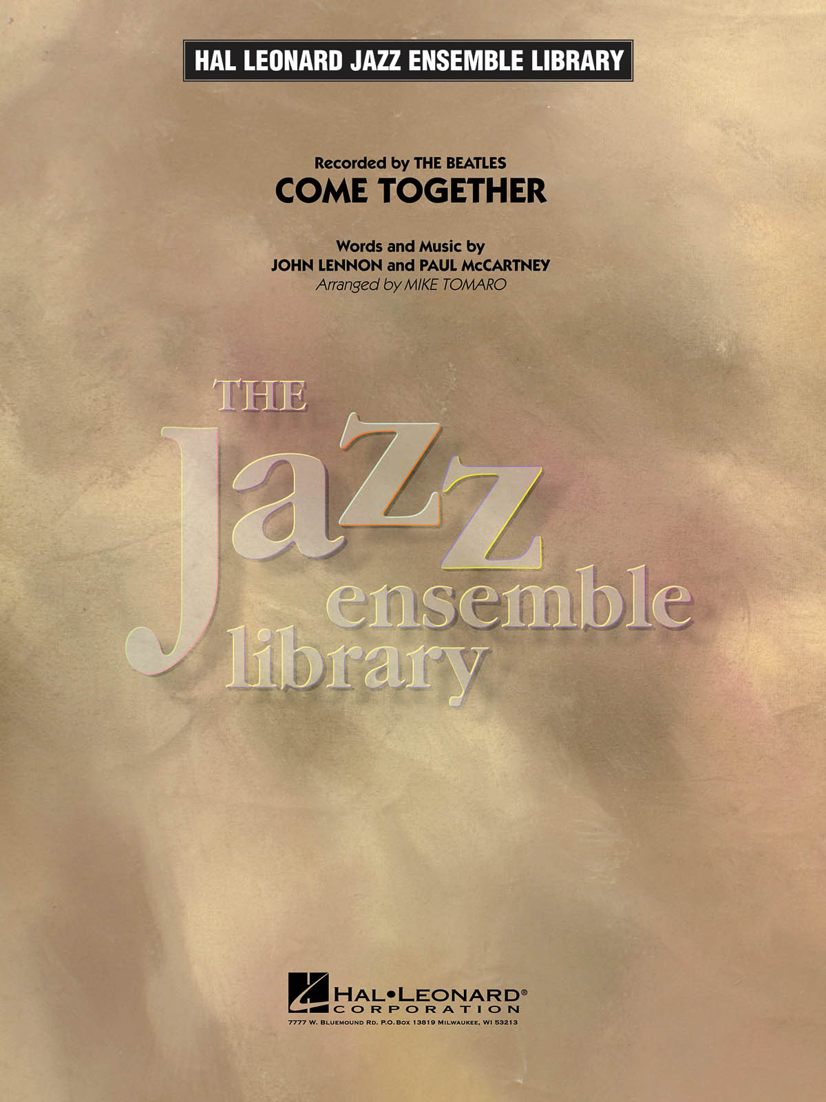 John Lennon Paul McCartney: Come Together: Jazz Ensemble: Score & Parts