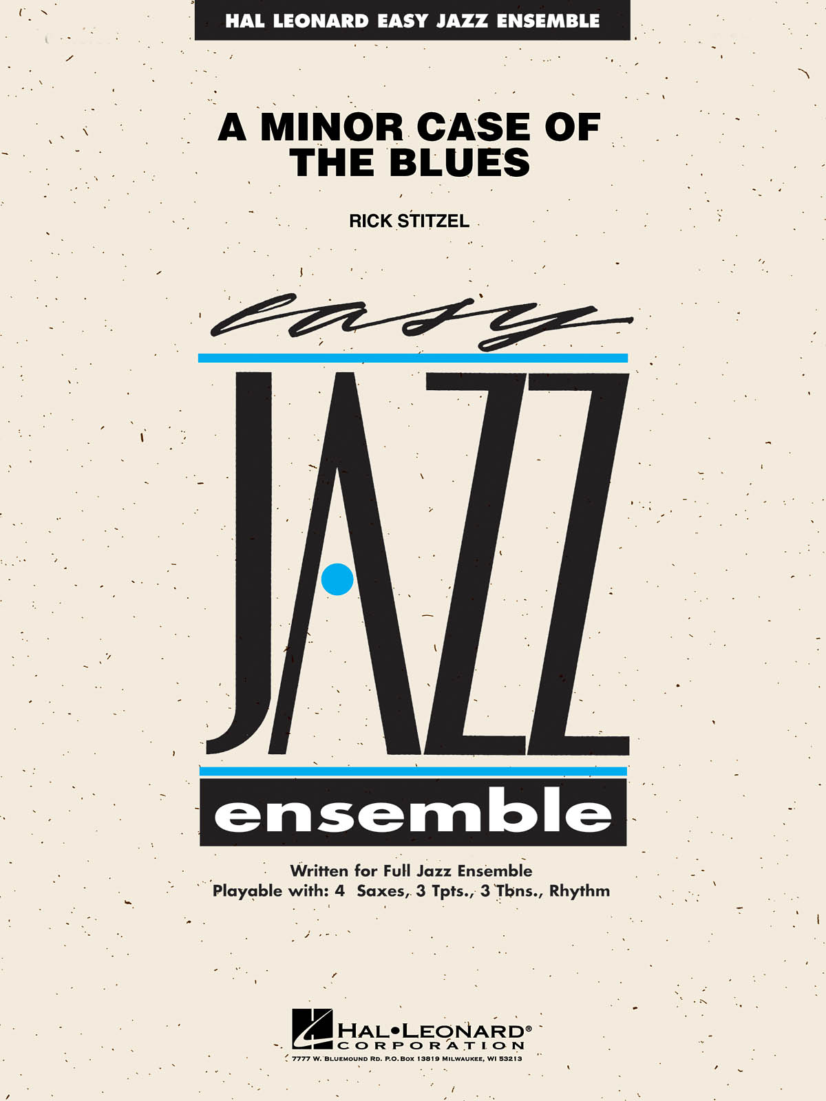 Rick Stitzel: A Minor Cas Of The Blues: Jazz Ensemble: Score