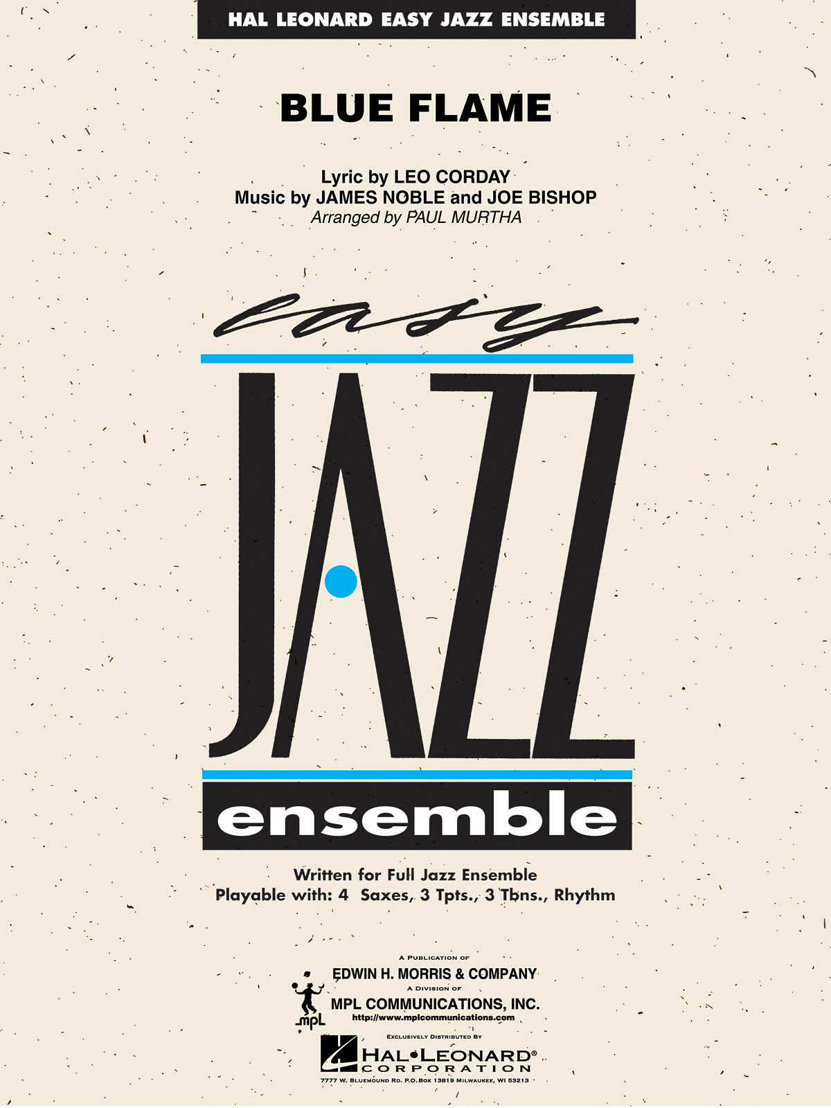 Woody Herman: Blue Flame: Jazz Ensemble: Score  Parts & Audio