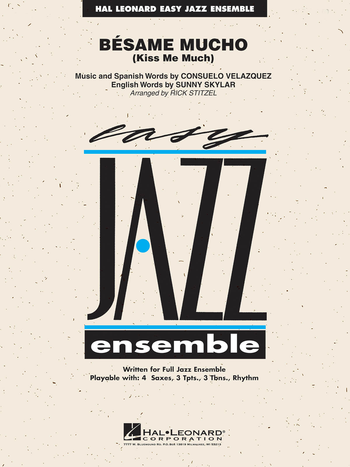 Besame Mucho: Jazz Ensemble: Score