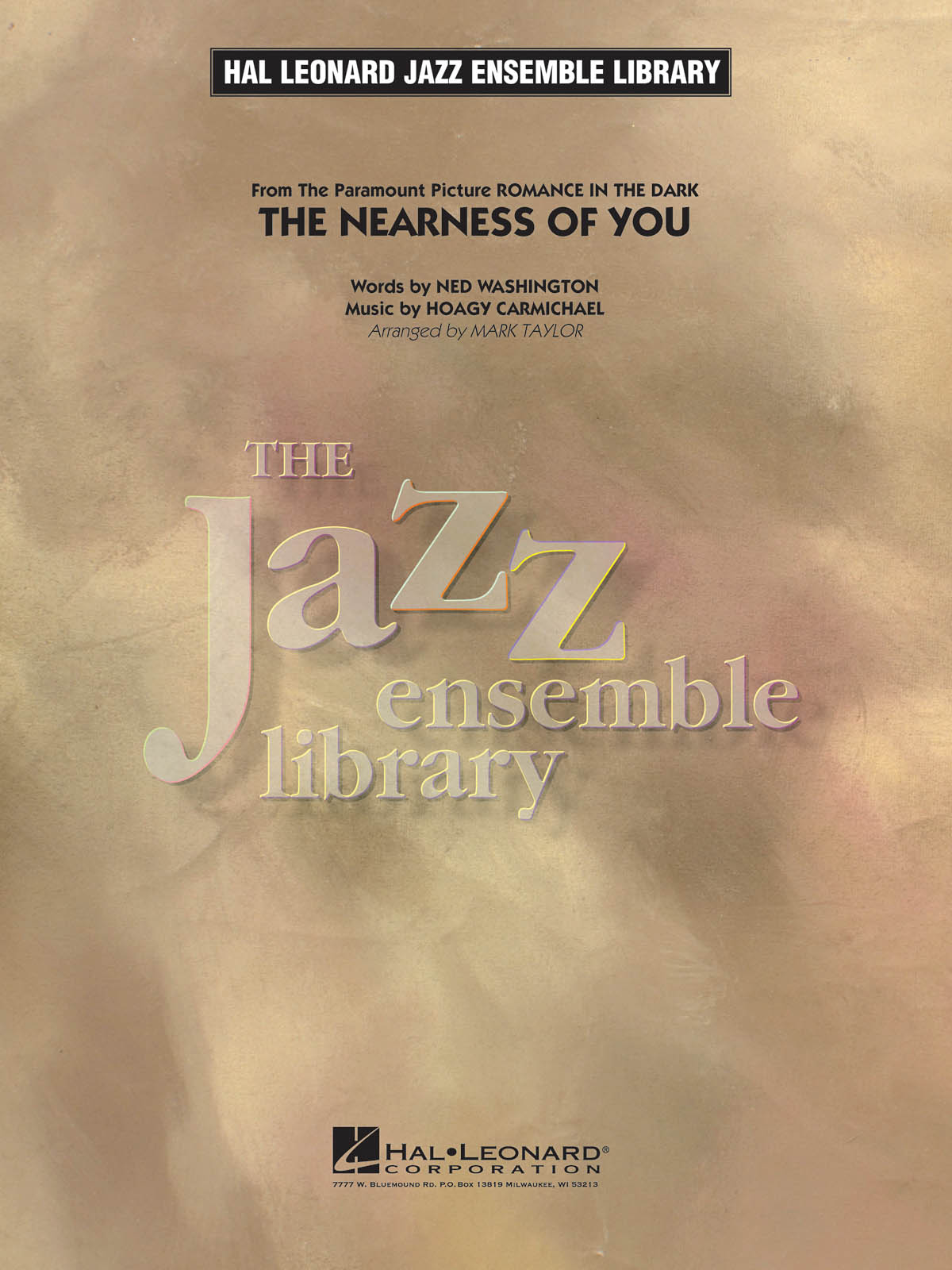 The Nearness Of You: Jazz Ensemble: Score