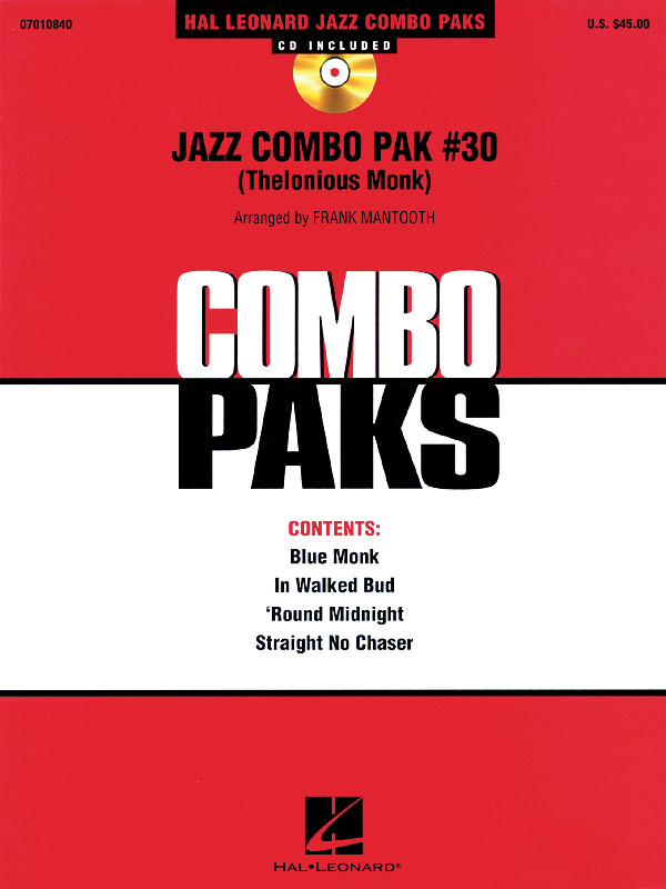 Thelonious Monk: Jazz Combo Pak #30 (Thelonious Monk): Jazz Ensemble: Score