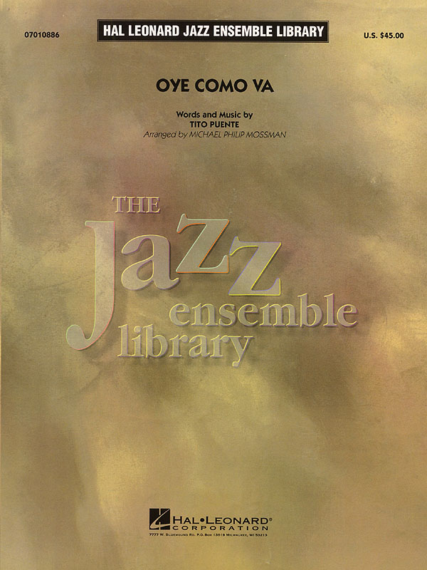 Tito Puente: Oye Como Va: Jazz Ensemble: Score