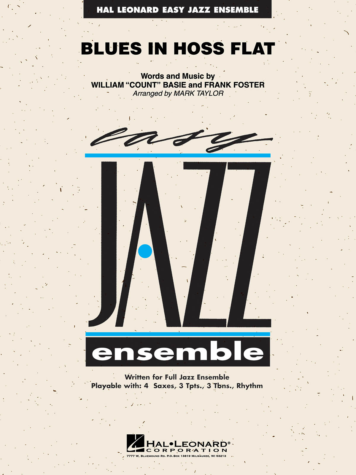 Count Basie: Blues In Hoss Flat: Jazz Ensemble: Score
