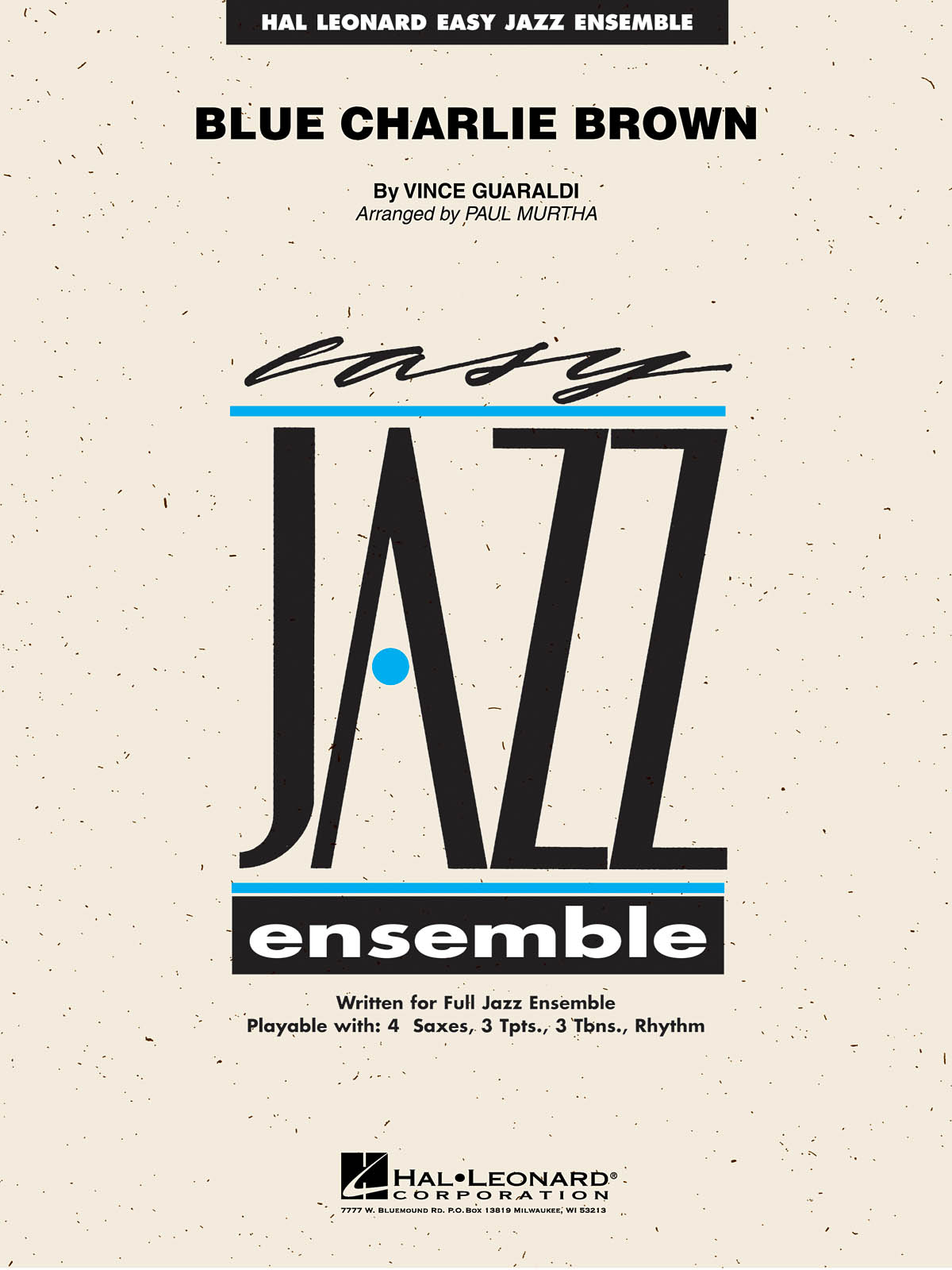 Vince Guaraldi: Blue Charlie Brown: Jazz Ensemble: Score