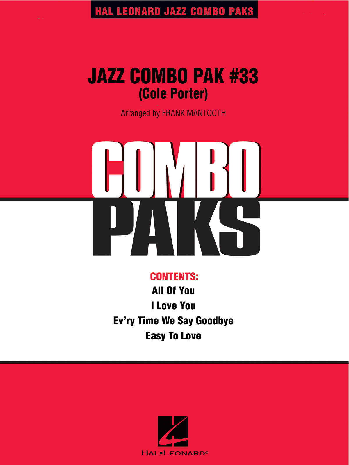 Cole Porter: Jazz Combo Pak #33 - Cole Porter: Jazz Ensemble: Score  Parts &
