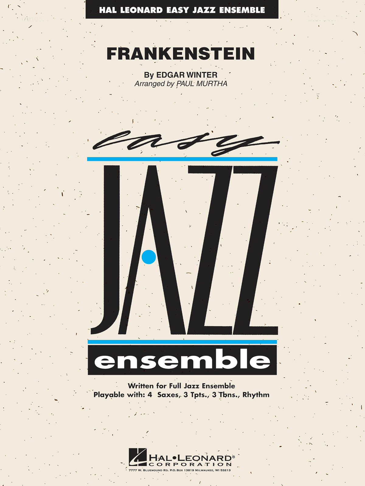 Edgar Winter: Frankenstein: Jazz Ensemble: Score  Parts & Audio