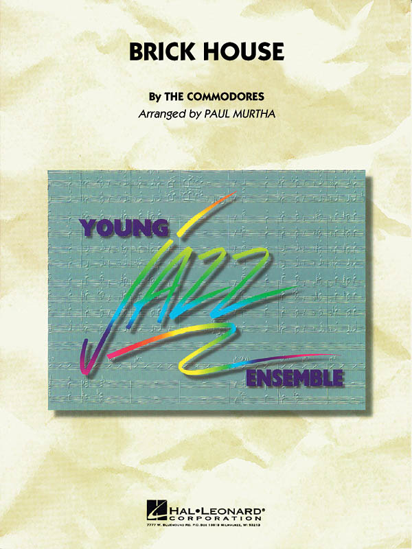 The Commodores: Brick House: Jazz Ensemble: Score