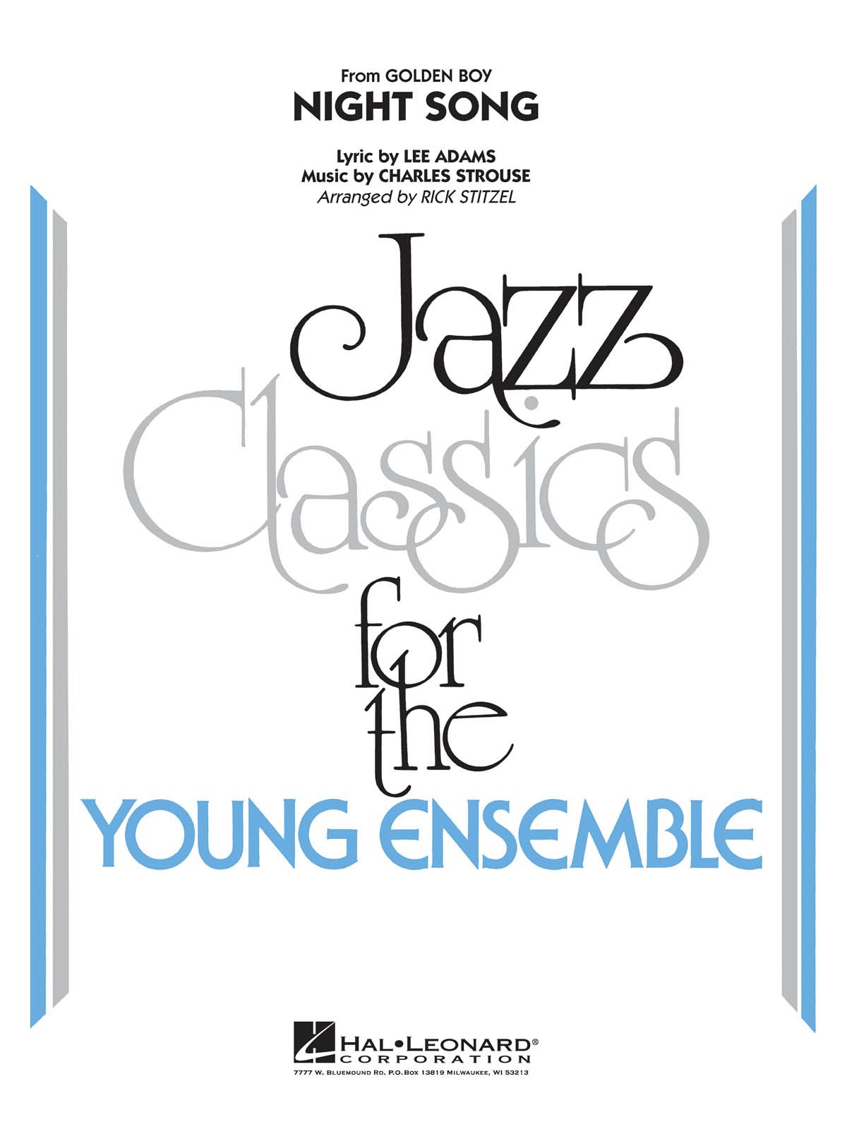 Charles Strouse: Night Song (from Golden Boy): Jazz Ensemble: Score & Parts