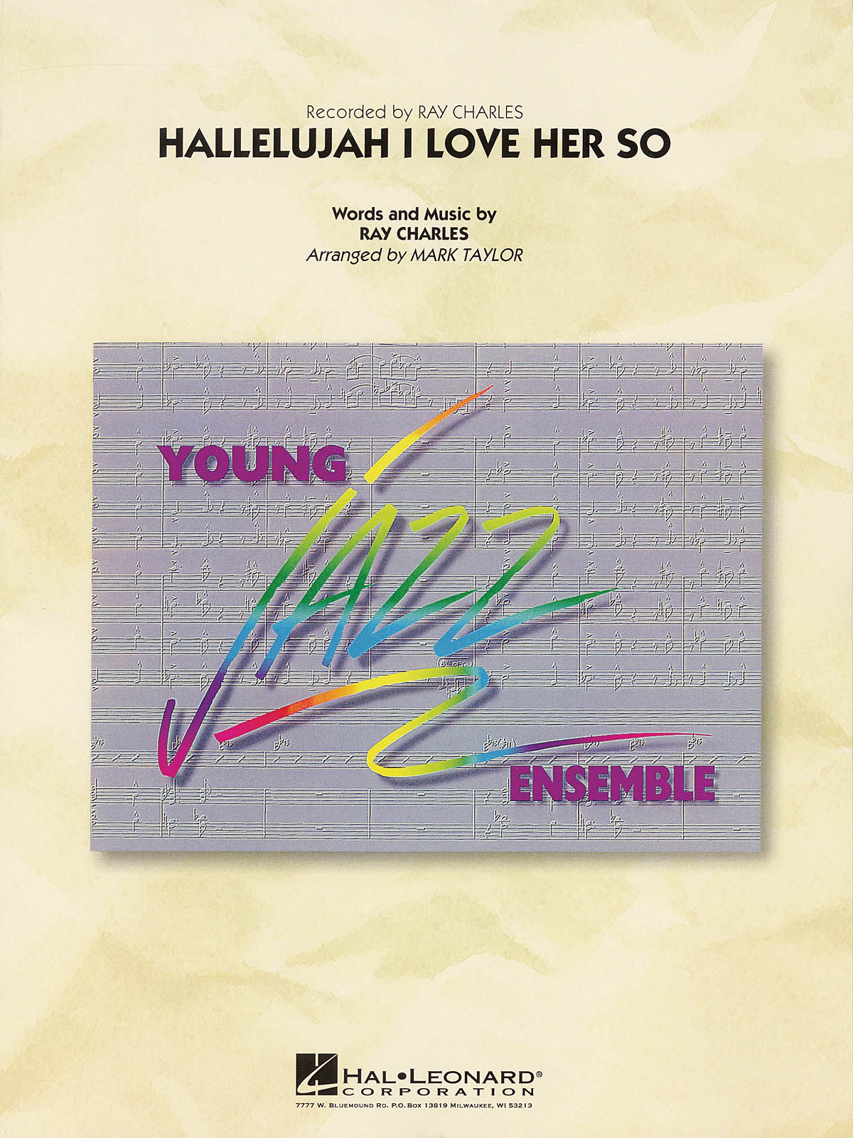 Ray Charles: Hallelujah  I Love Her So: Jazz Ensemble: Score & Parts