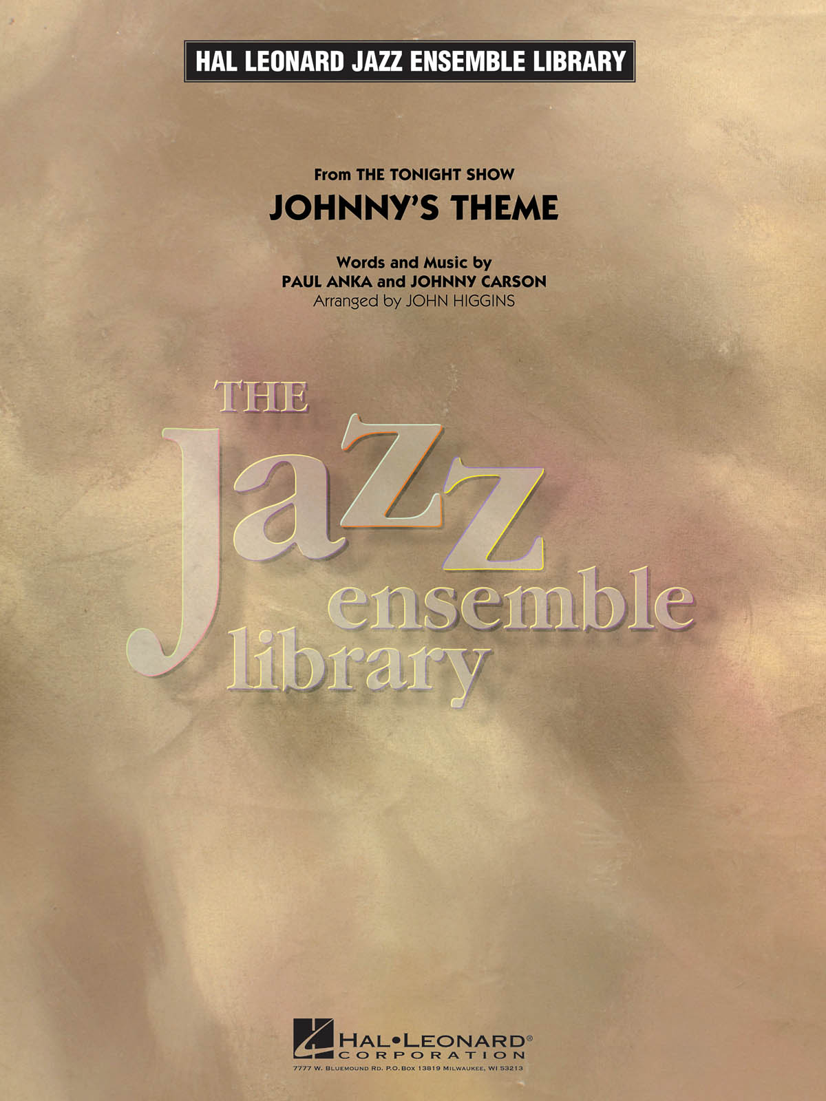 Paul Anka: Johnny's Theme (from The Tonight Show): Jazz Ensemble: Score