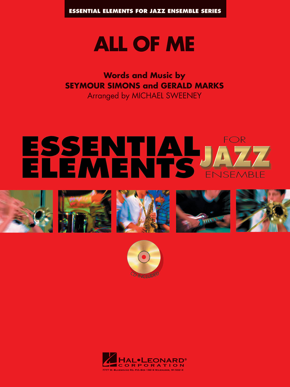 Gerald Marks Seymour Simons: All of me: Jazz Ensemble: Score  Parts & CD