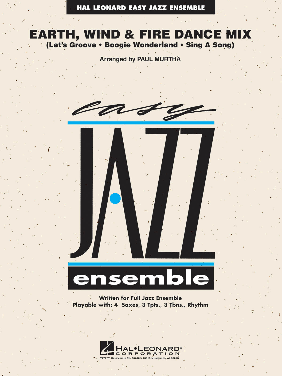 Earth  Wind & Fire Dance Mix: Jazz Ensemble: Score  Parts & Audio