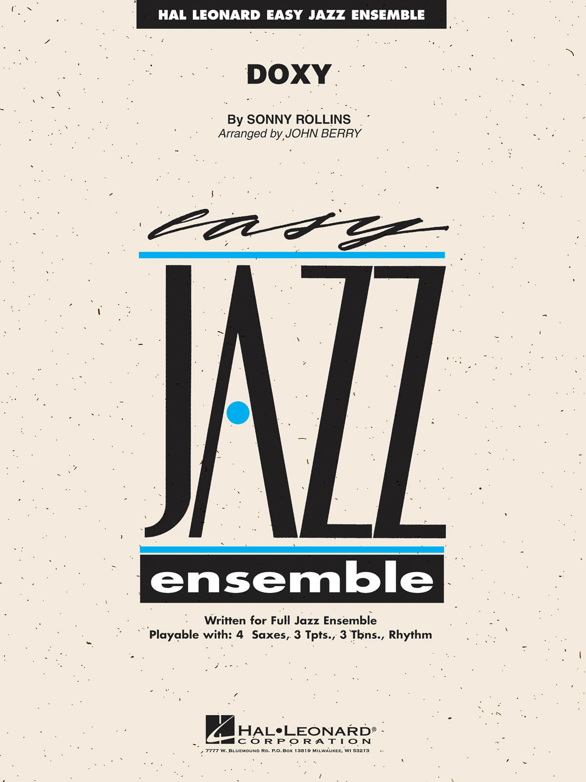 Sonny Rollins: Doxy: Jazz Ensemble: Score  Parts & Audio