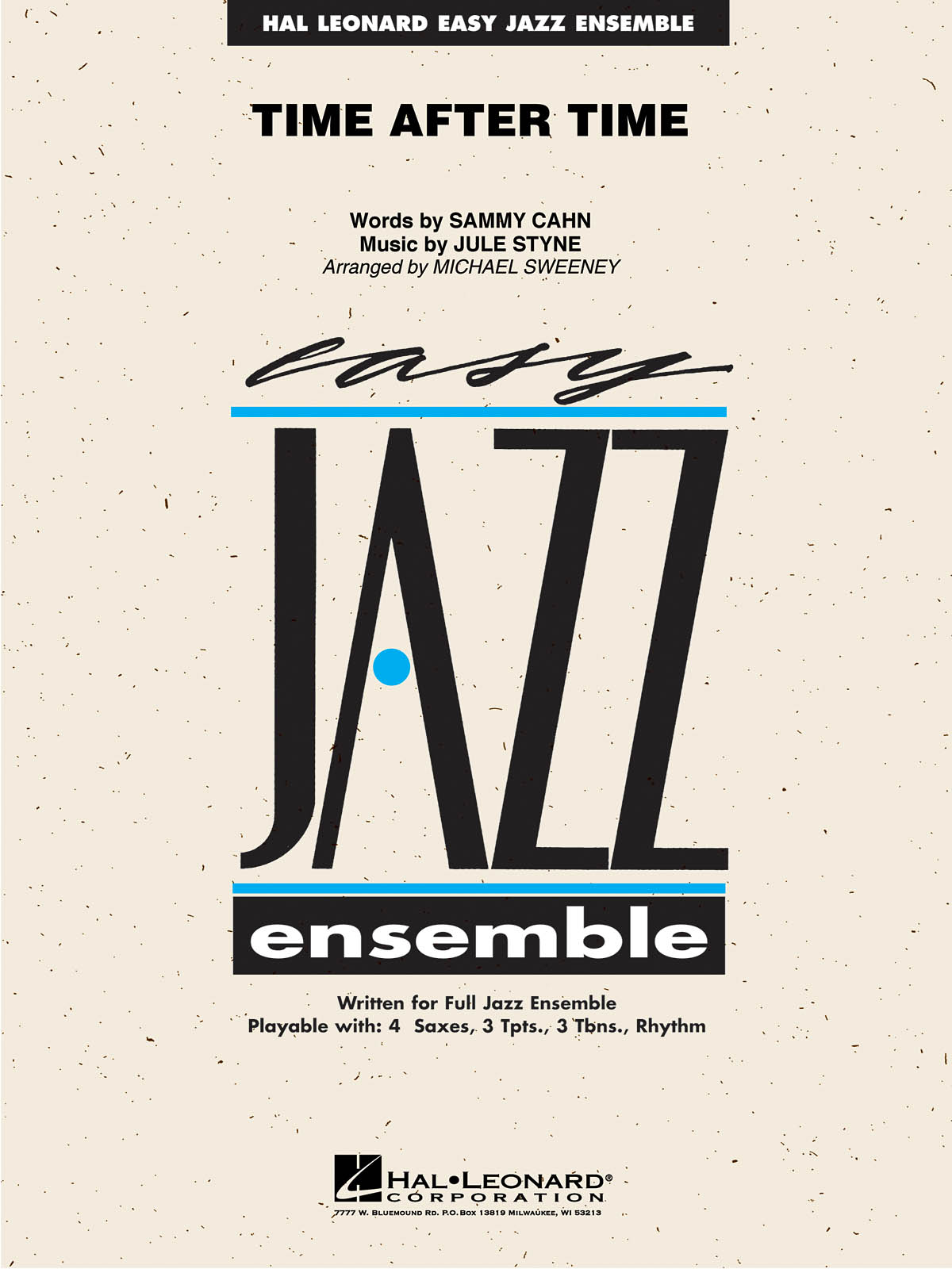 Jule Styne Sammy Cahn: Time After Time: Jazz Ensemble: Score