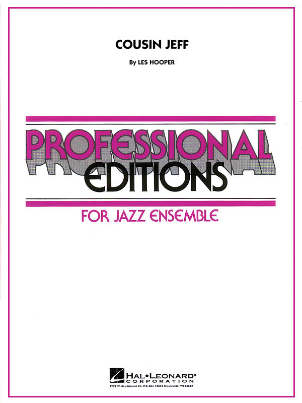 Les Hooper: Cousin Jeff: Jazz Ensemble: Score & Parts