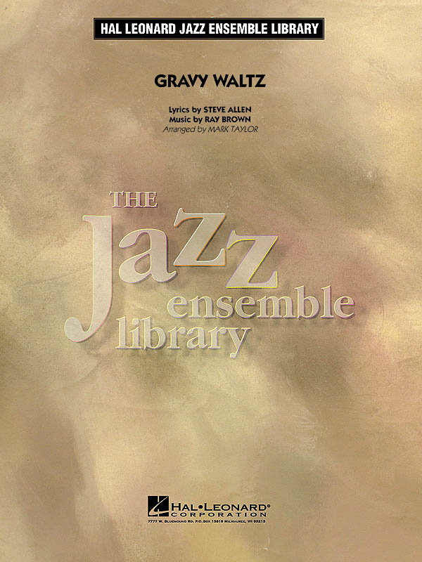 Ray Brown Steve Allen: Gravy Waltz: Jazz Ensemble: Score & Parts