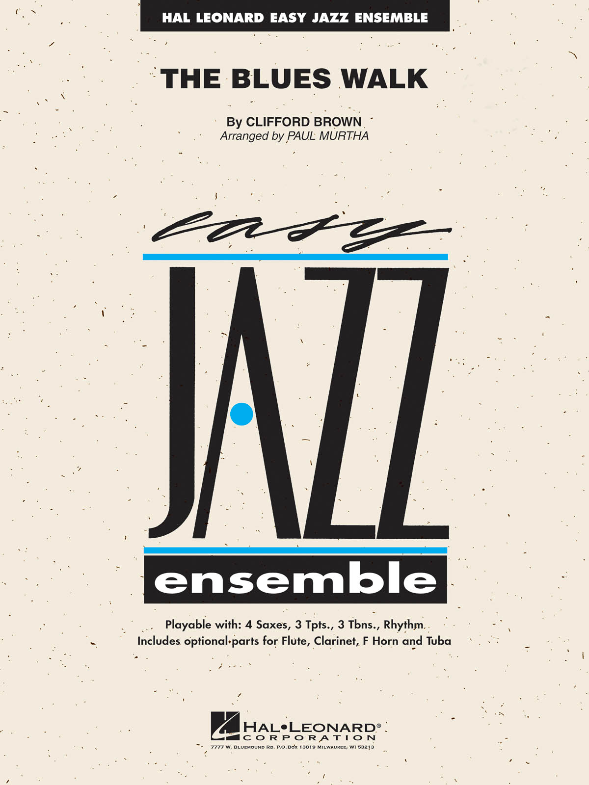 Clifford Brown: The Blues Walk: Jazz Ensemble: Score  Parts & Audio