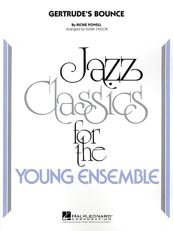Bud Powell: Gertrude's Bounce: Jazz Ensemble: Score