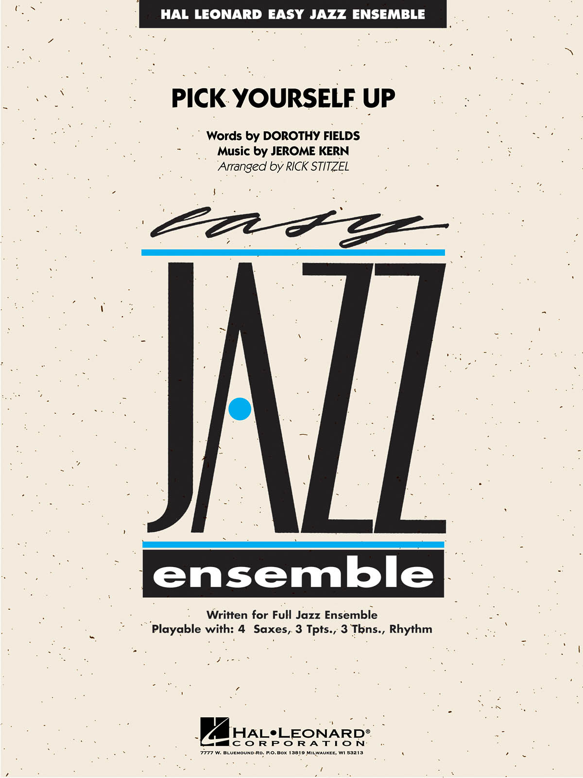 Dorothy Fields Jerome Kern: Pick Yourself Up: Jazz Ensemble: Score & Parts