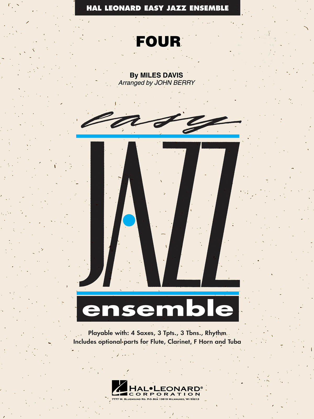 Miles Davis: Four: Jazz Ensemble: Score  Parts & Audio