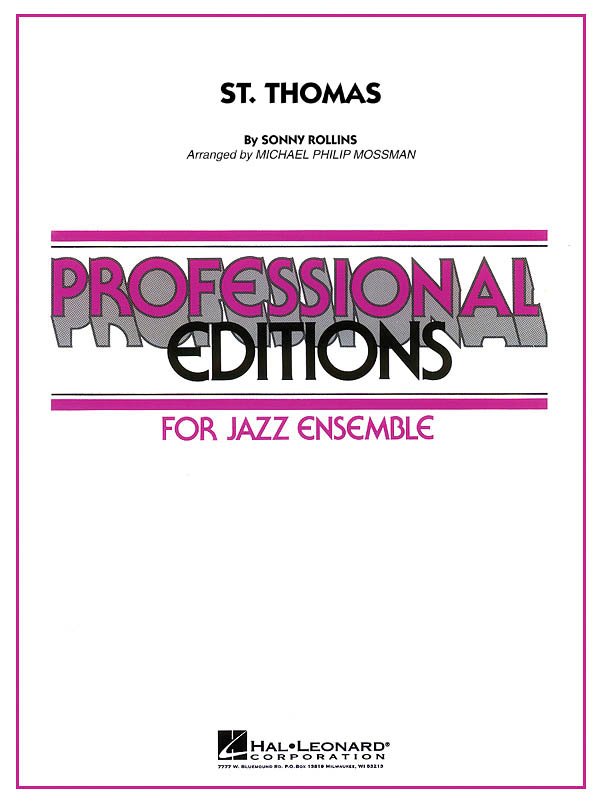 Sonny Rollins: St. Thomas: Jazz Ensemble: Score & Parts