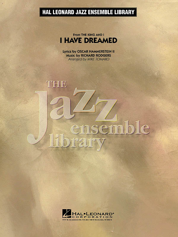 Oscar Hammerstein II: I Have Dreamed: Jazz Ensemble: Score