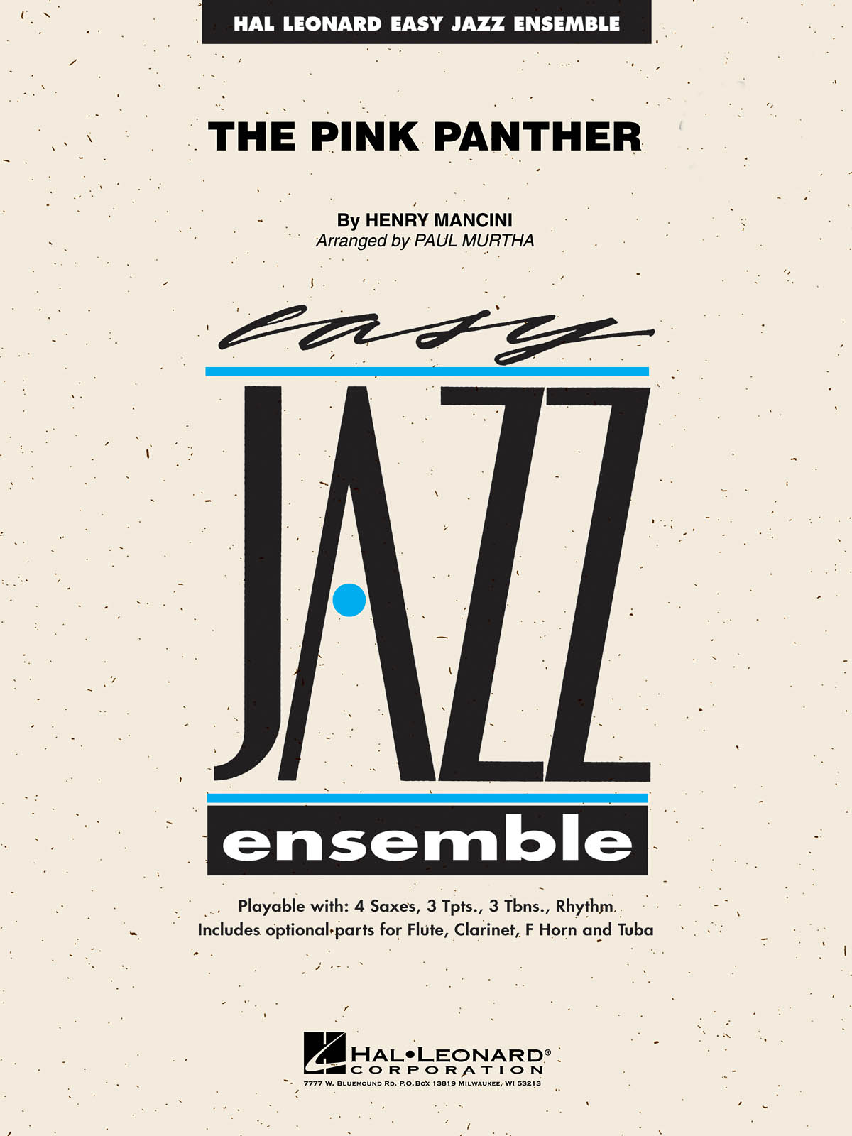 Henry Mancini: The Pink Panther: Jazz Ensemble: Score & Parts