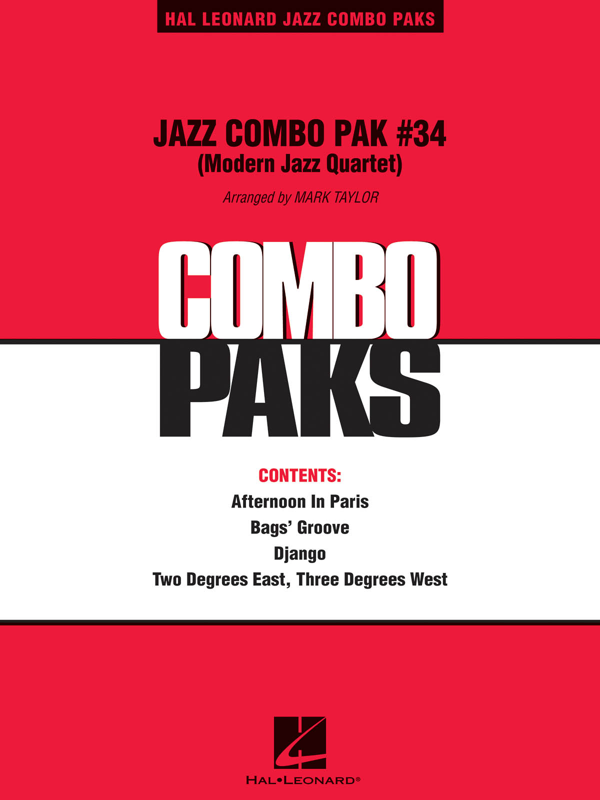 Modern Jazz Quartet: Jazz Combo Pack #34: Jazz Ensemble: Score