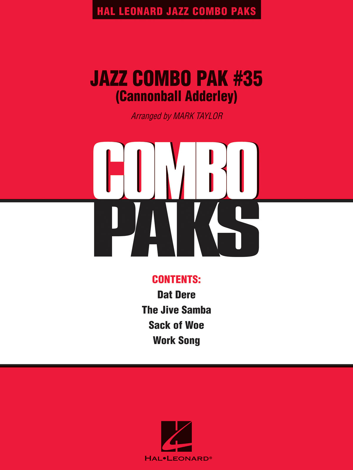 Julian Cannonball Adderley: Jazz Combo Pak #35 (Cannonball Adderley): Jazz