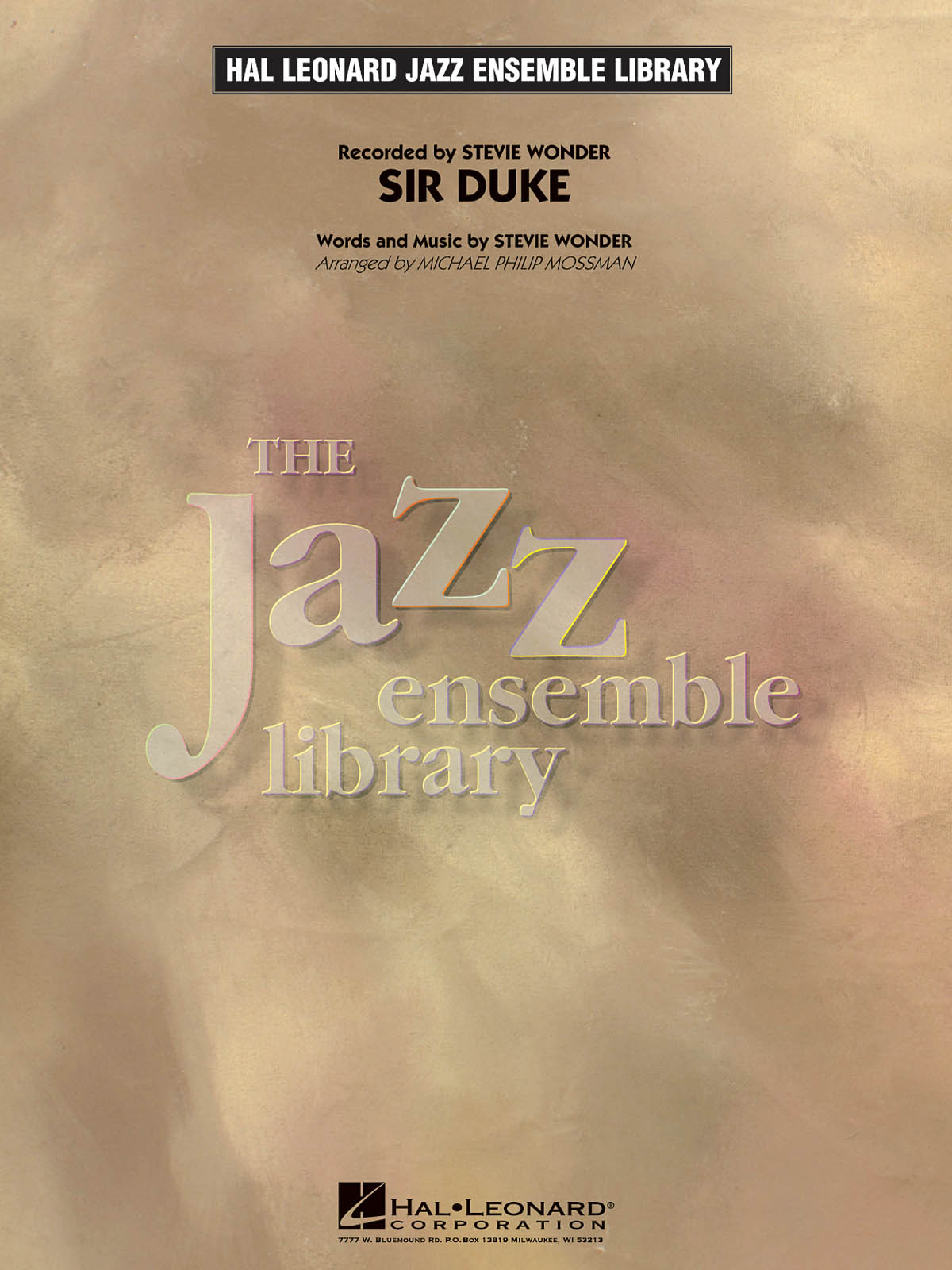 Stevie Wonder: Sir Duke: Jazz Ensemble: Score