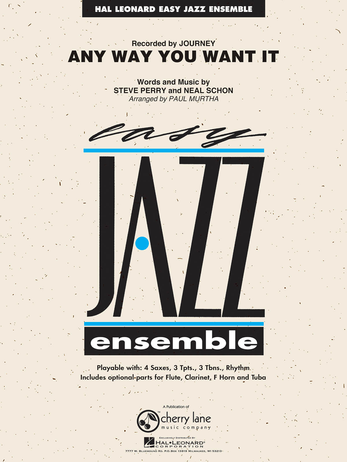 Neal Schon: Any Way You Want It: Jazz Ensemble: Score