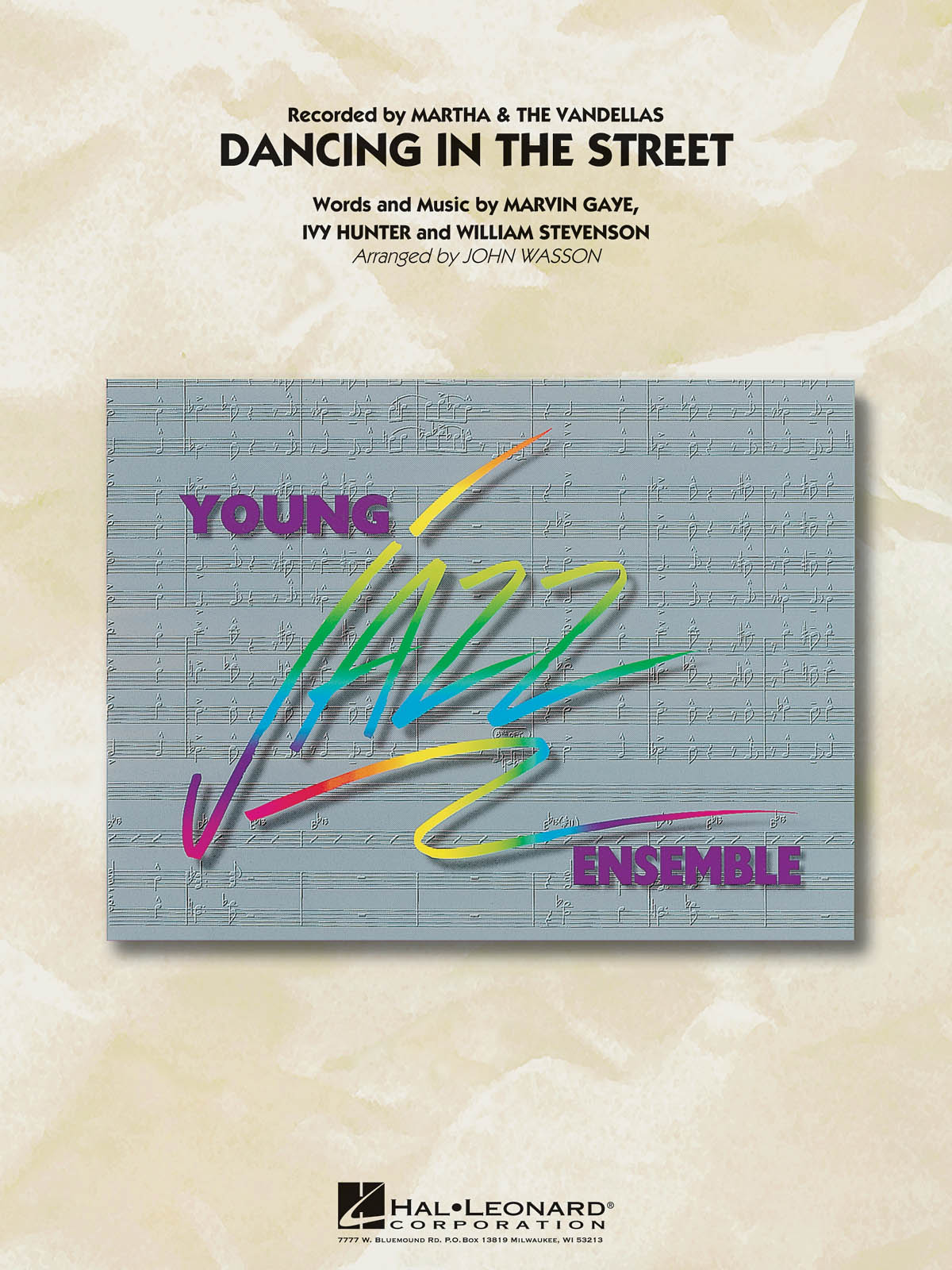 Marvin Gaye Ivy Hunter: Dancing in the Street: Jazz Ensemble: Score