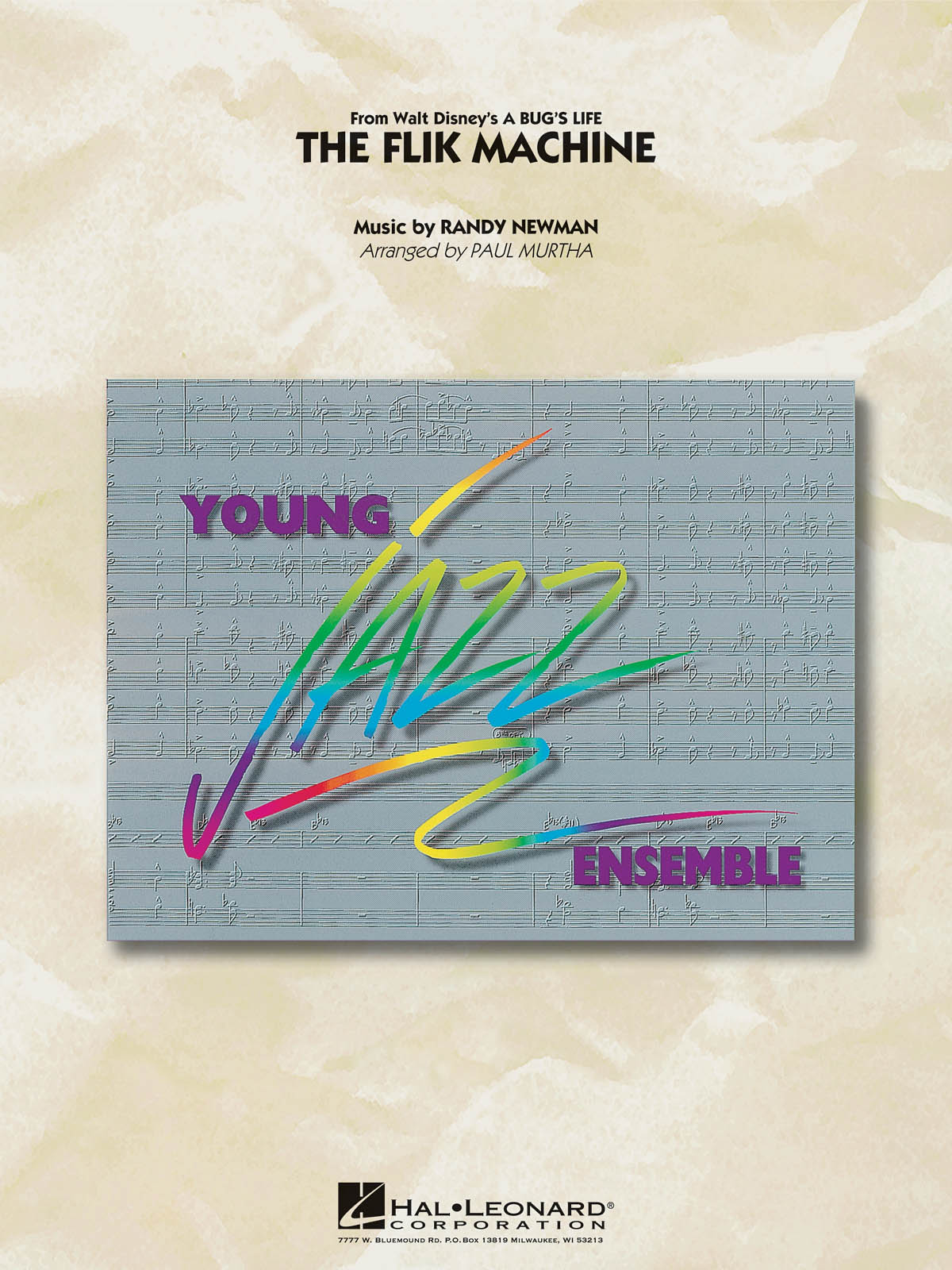 Randy Newman: Flik Machine (From a Bug's Life): Jazz Ensemble: Score