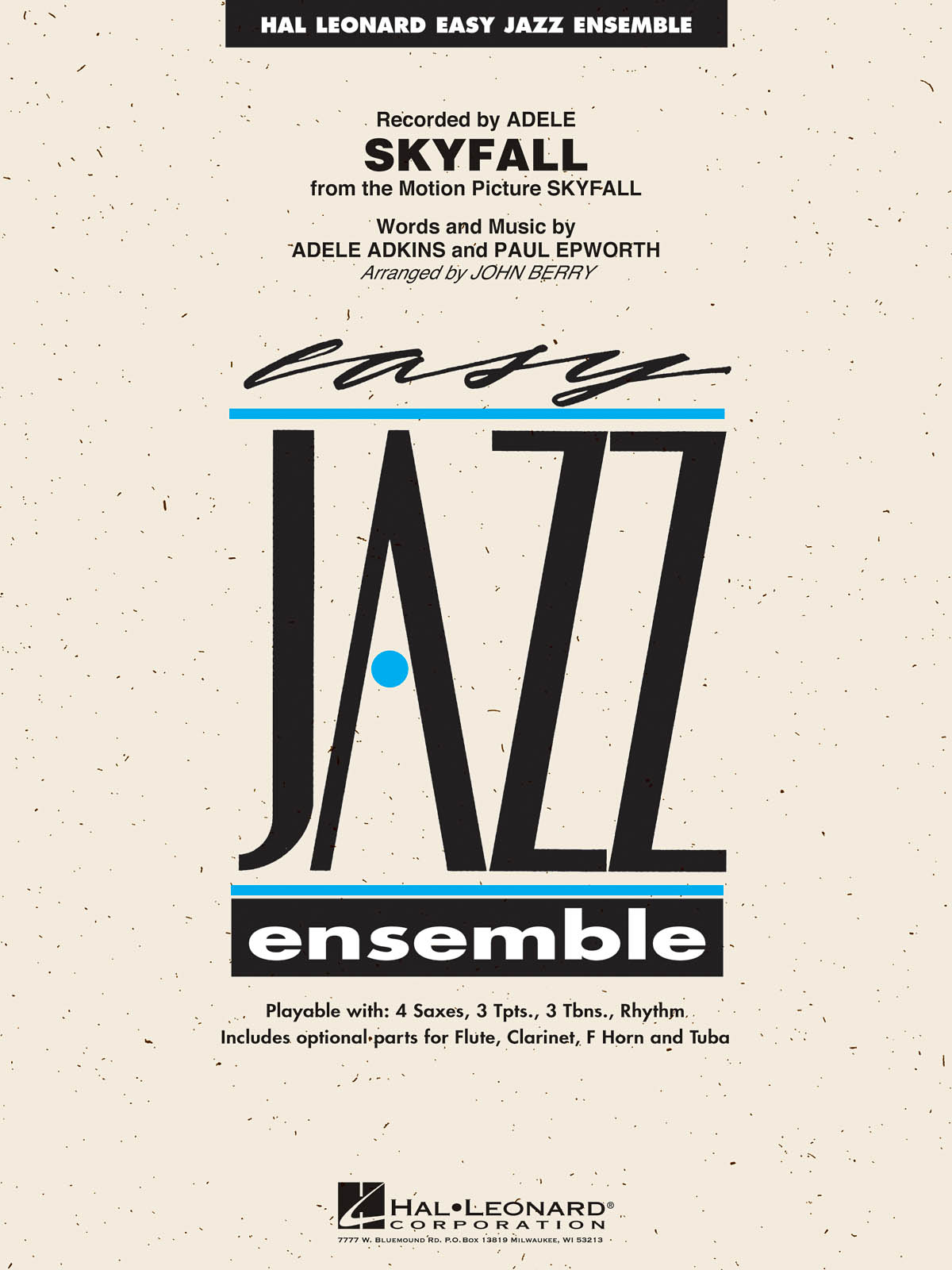 Adele Adkins Paul Epworth: Skyfall: Jazz Ensemble: Score and Parts