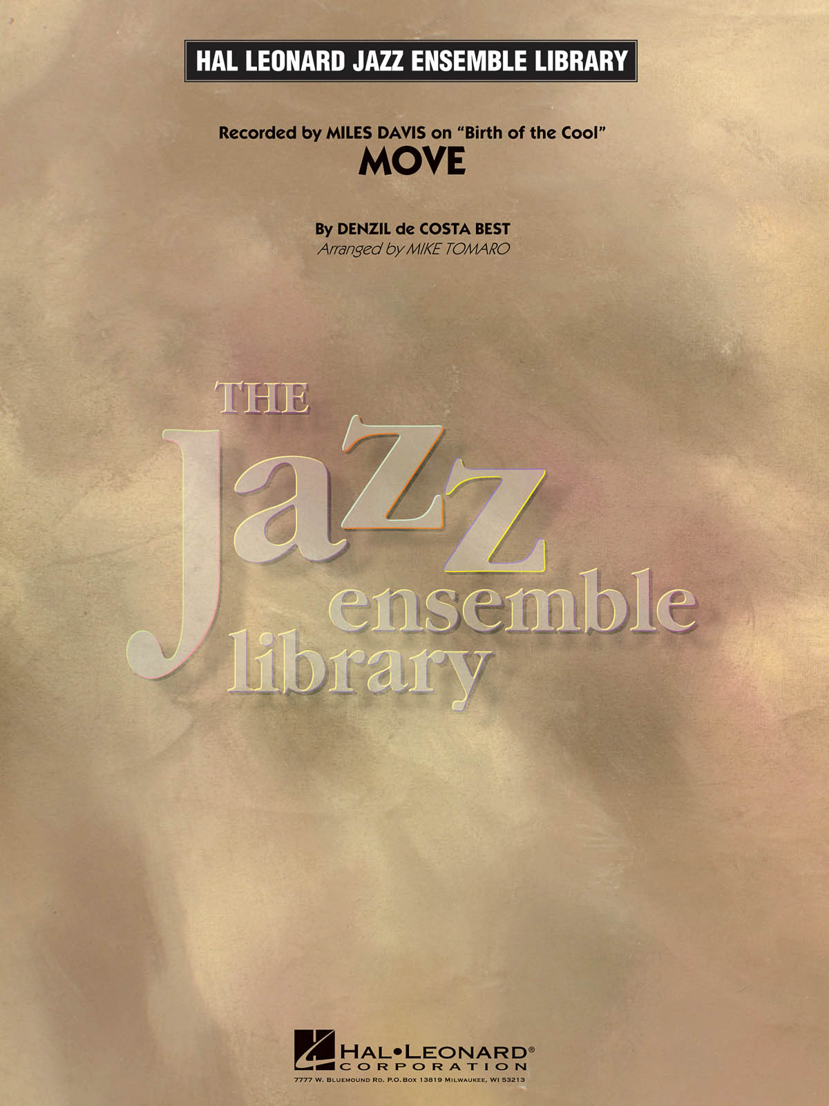 Denzil Best: Move: Jazz Ensemble: Score & Parts