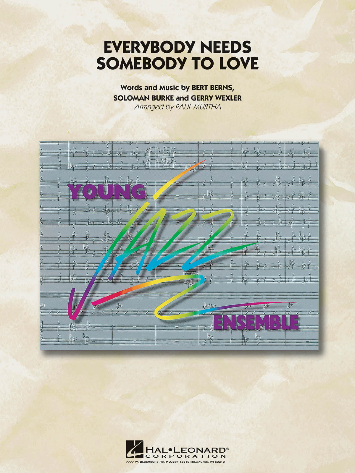 Bert Berns Gerry Wexler Soloman Burke: Everybody Needs Somebody to Love: Jazz